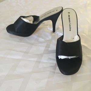 Jacques Levine black heels shoes